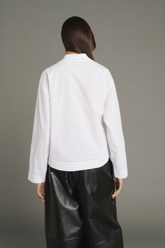 Blusa Lorraine - Blanco - Algodón - Mujer