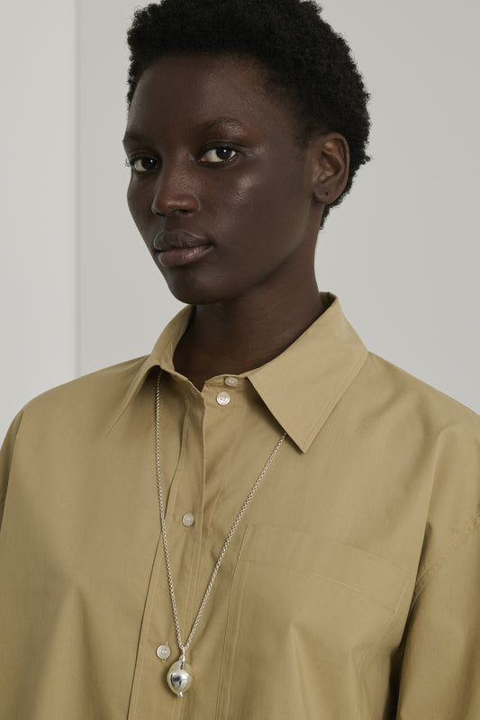 Camisa Carlotta - Beige Oscuro - Algodón - Mujer