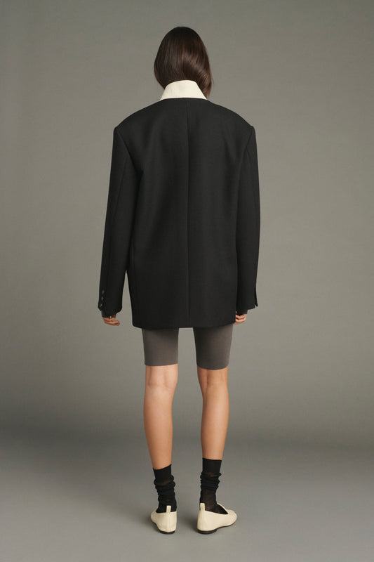Abrigo Lars - Negro - Lana - Mujer