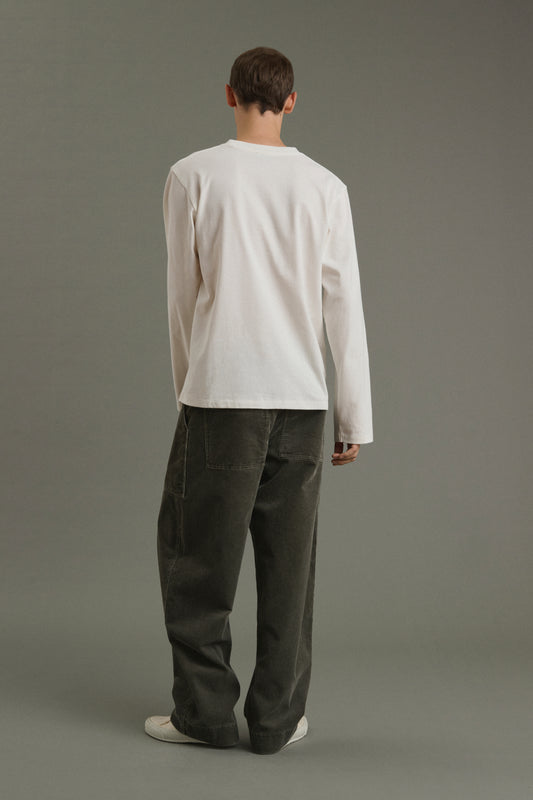Camiseta Thomas - Crudo - Algodón - Hombre
