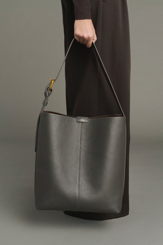 Bolso Saudade - Acier Cuir grainé Seau - Soeur