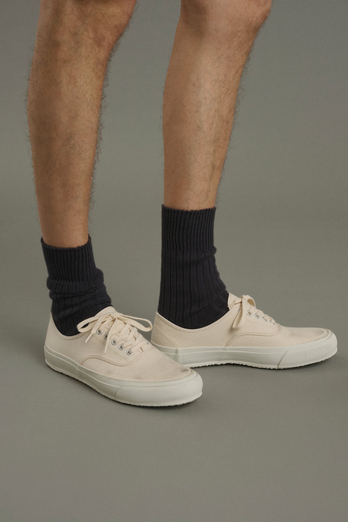 Calcetines Barth - Gris antracita - Algodón - Hombre