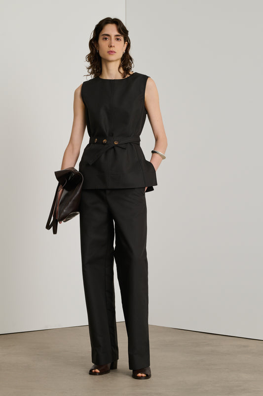 Pantalón Blair - Carbón - Algodón - Mujer