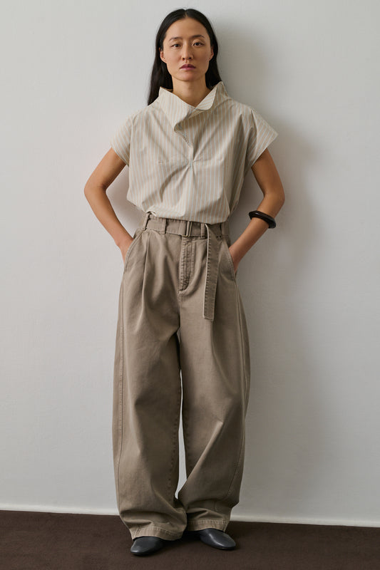 Jean Gaby - Gris/Beige - Coton - Femme