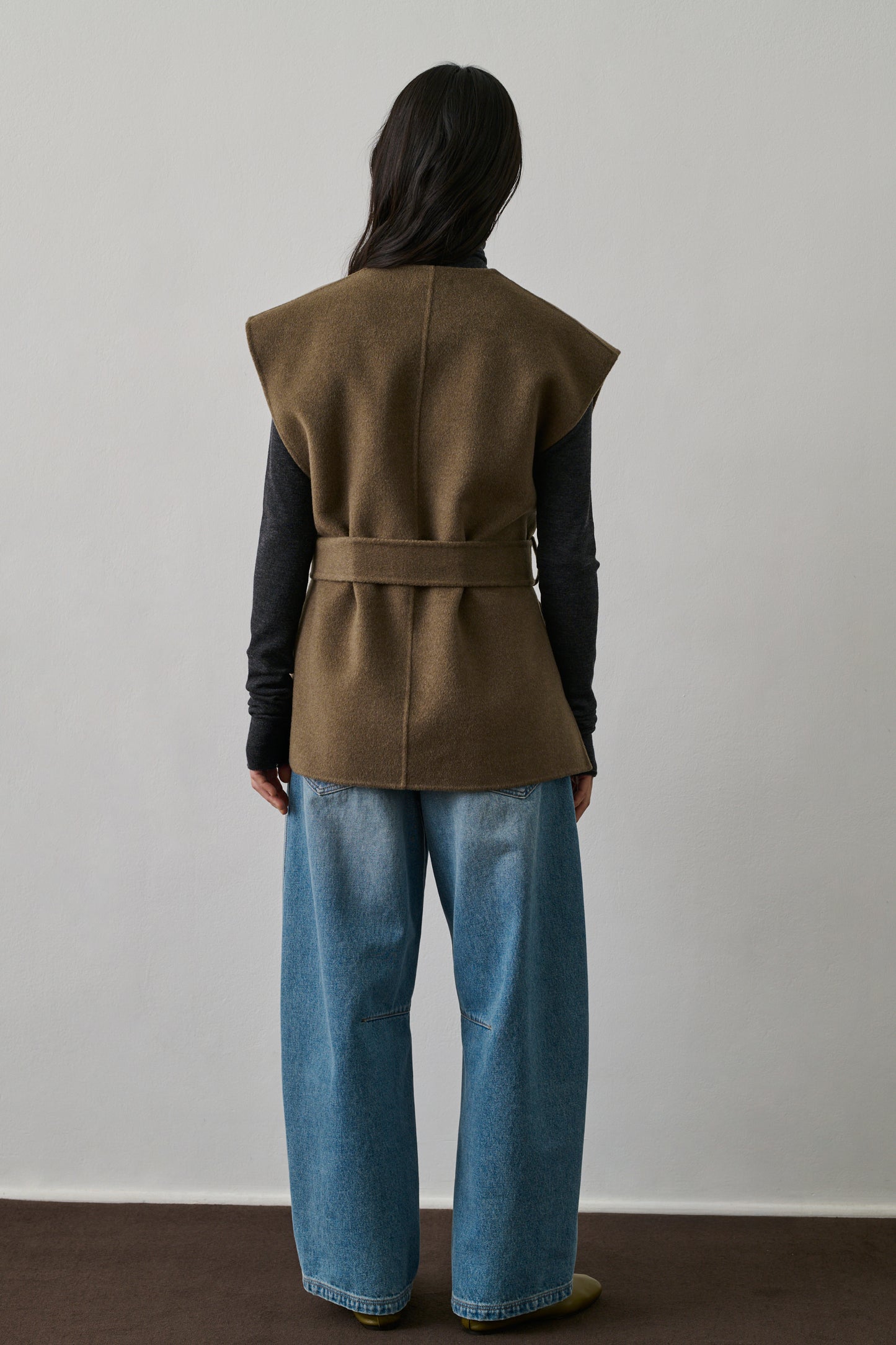 Blouson Evasion - Beige/Gris - Laine - Femme