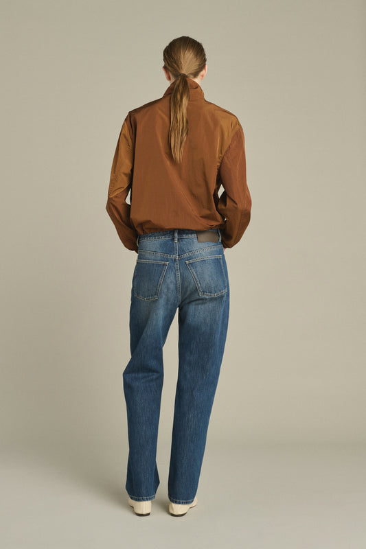 Vaqueros Lucien - Denim Azul Desgastado - Coton - Mujer