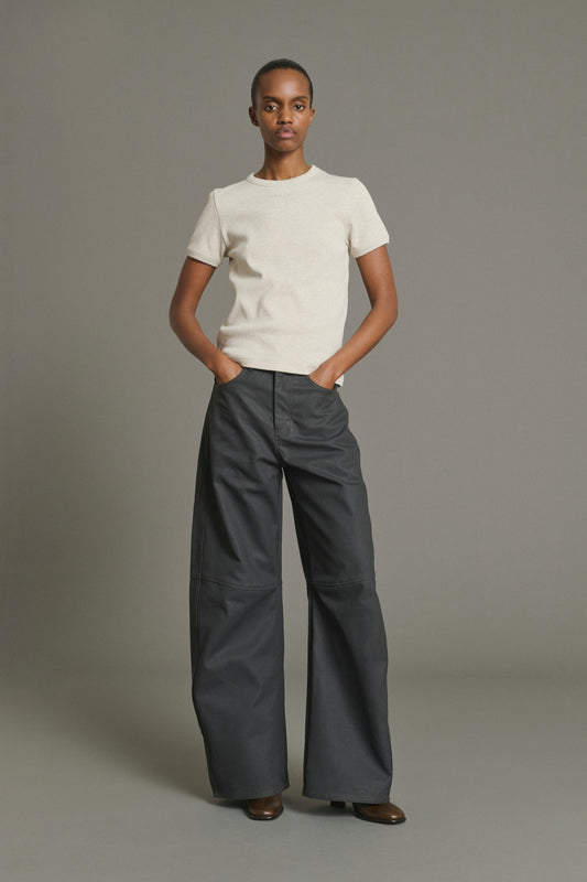 Vaqueros Jackson - Gris - Coton - Mujer