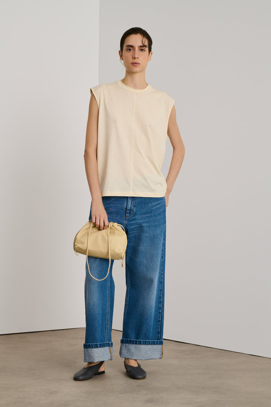 Camiseta Apolline - Crudo - Algodón - Mujer