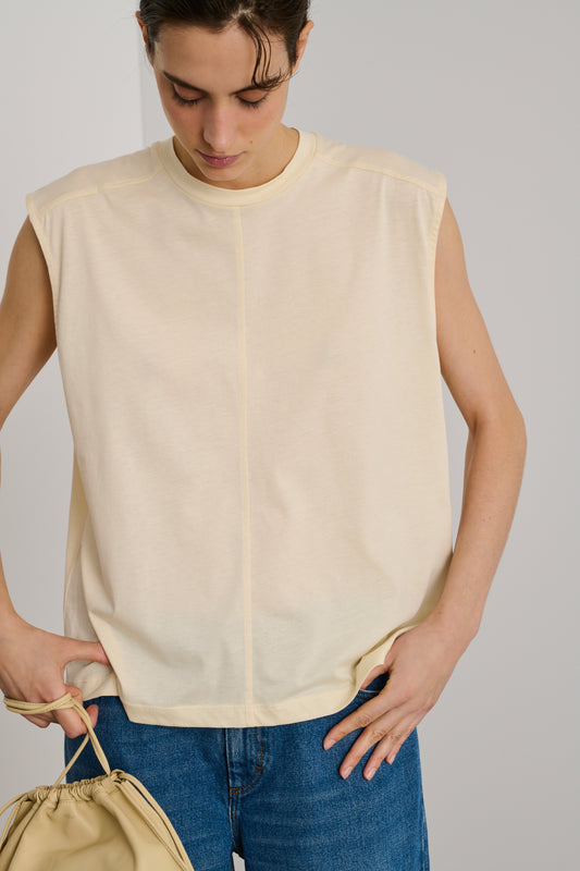 Camiseta Apolline - Crudo - Algodón - Mujer