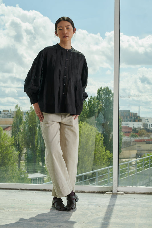 PANTALÓN PEPINO BEIGE/CRUDO