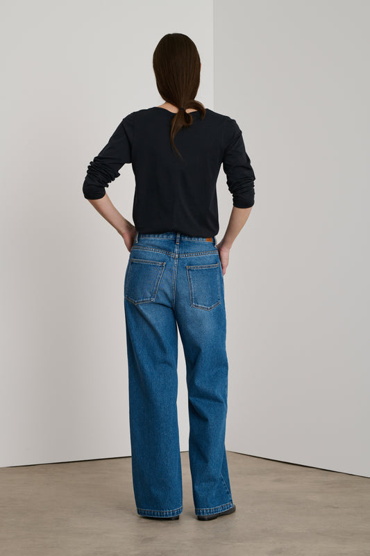 Camiseta Aurelia - Negro - Algodón - Mujer