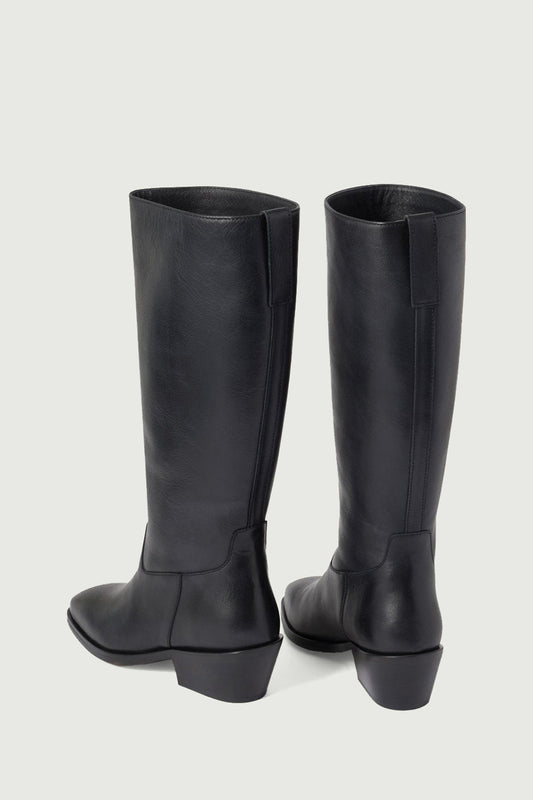 Botas Bergam - Negro - Cuero - Mujer