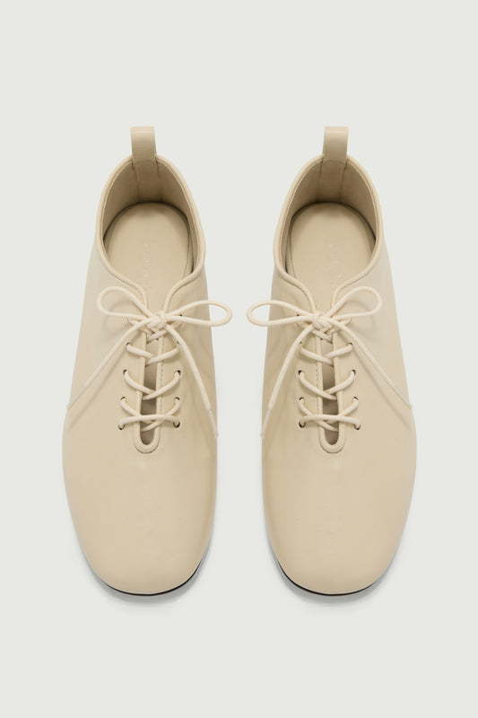 Derbies Orso - Marfil Cuero Suave Mujer - Soeur