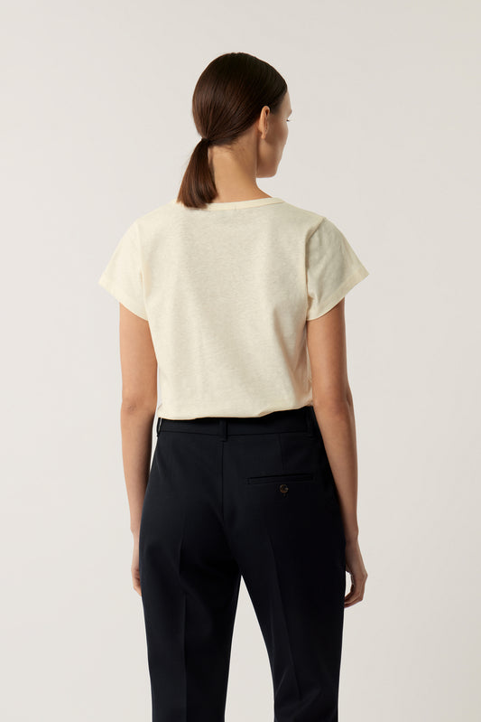 Camiseta Dominique - Crudo - Mujer