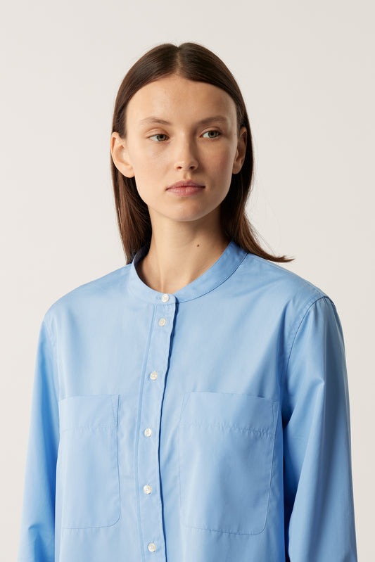Camisa Laurette - Azul - Algodón - Mujer