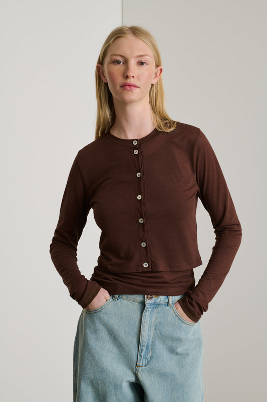 Camiseta Barbara - Caoba - Mujer