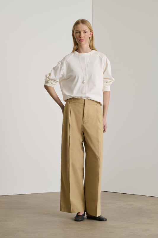 Pantalón Devy - Beige Oscuro - Algodón - Mujer