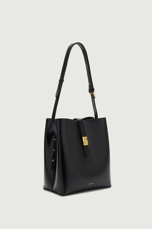 Bolso Bello - Negro - Cuero - Mujer