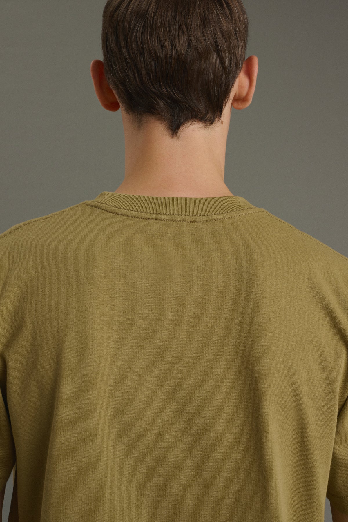 Camiseta Owen - Caqui claro - Algodón - Hombre