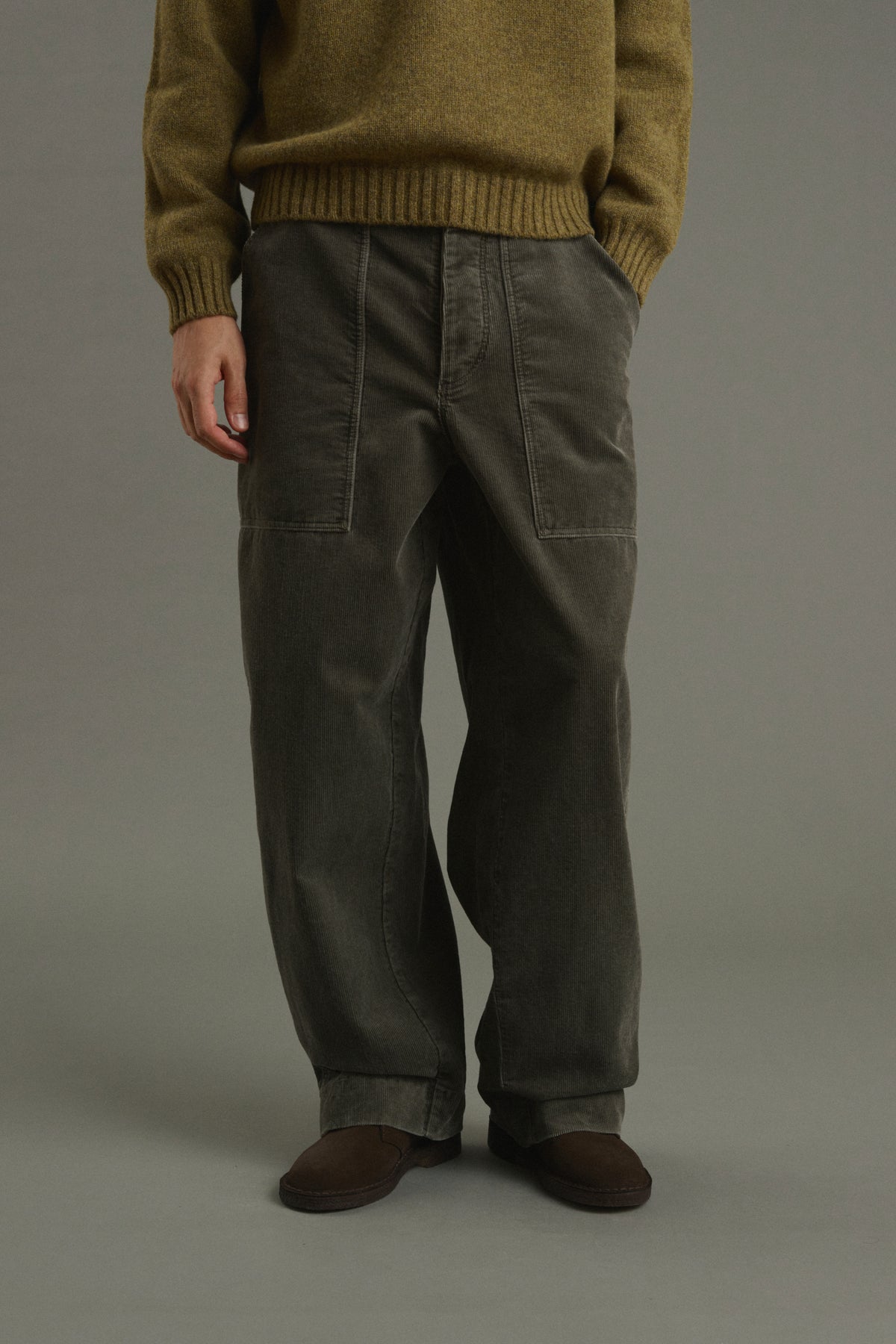 Pantalón Kurtis - Gris verdoso - Algodón - Hombre