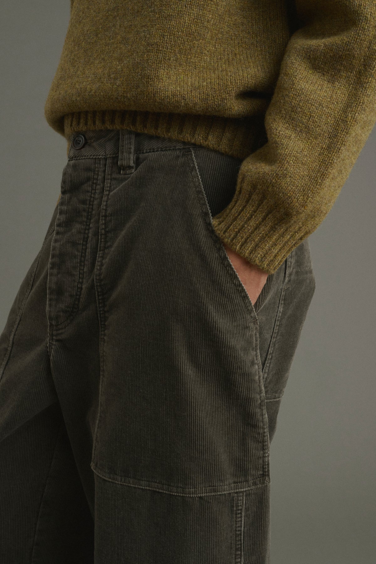 Pantalón Kurtis - Gris verdoso - Algodón - Hombre