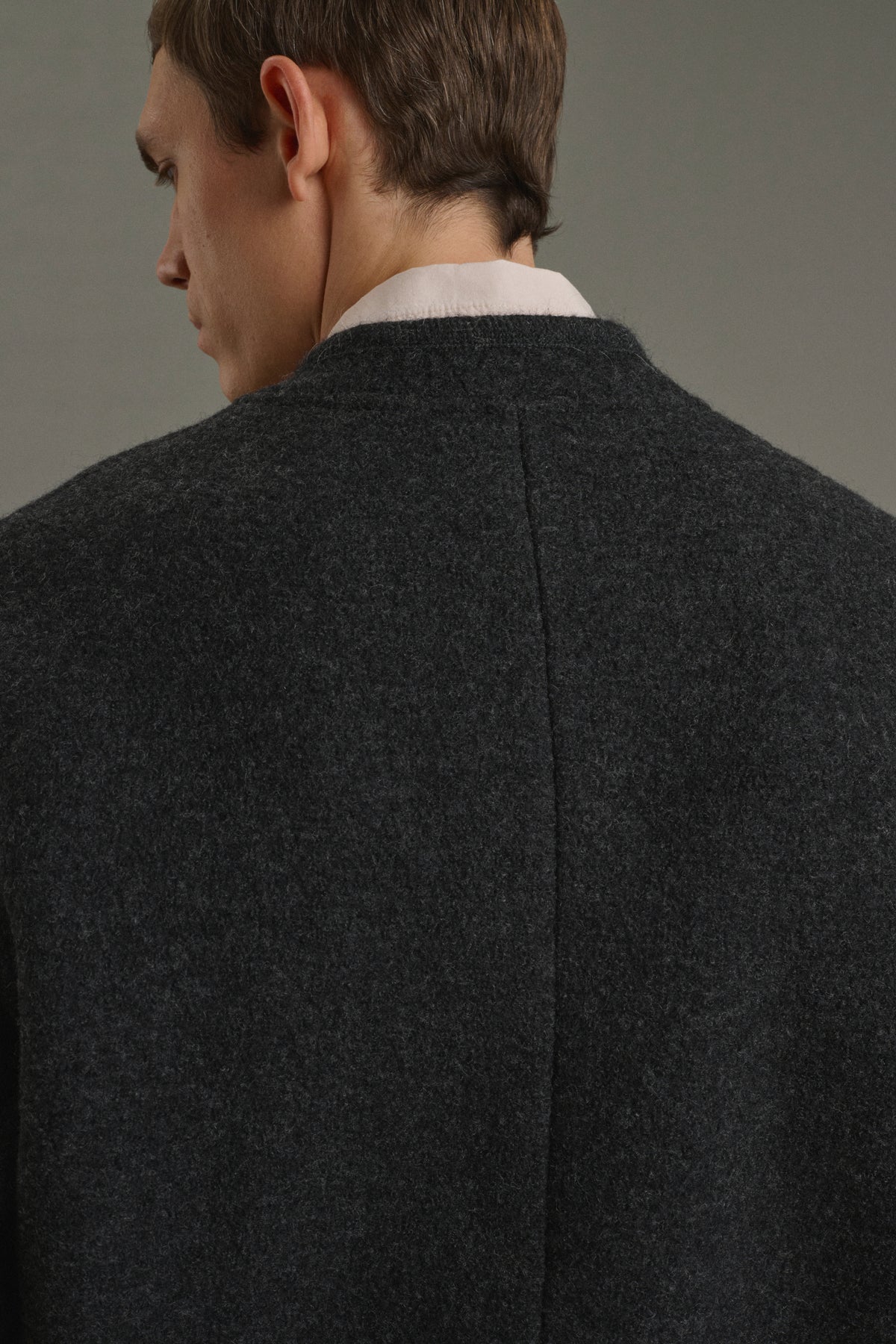 Chaqueta Aliocha - Gris antracita - Lana - Hombre