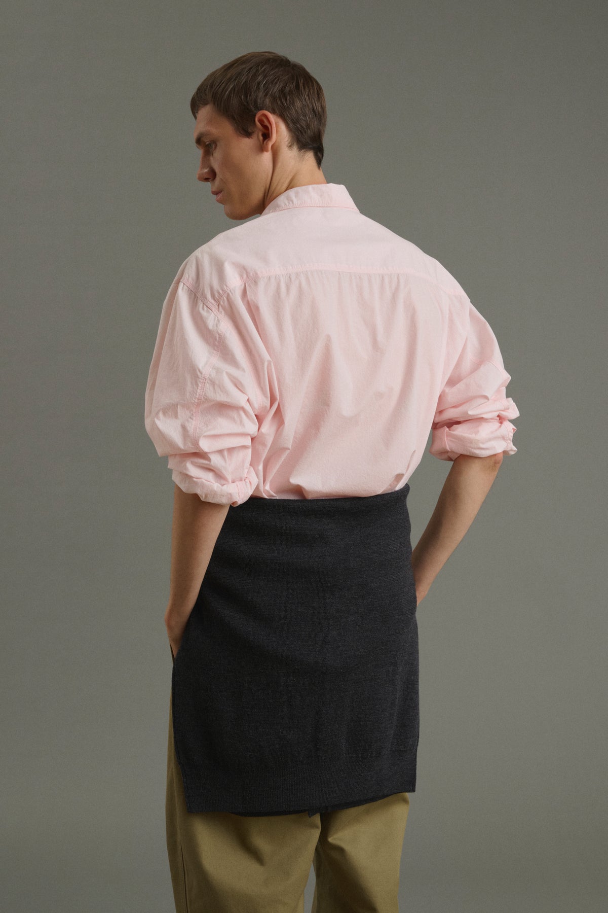 Camisa Isaac - Rosa pálido - Algodón - Hombre vue 2