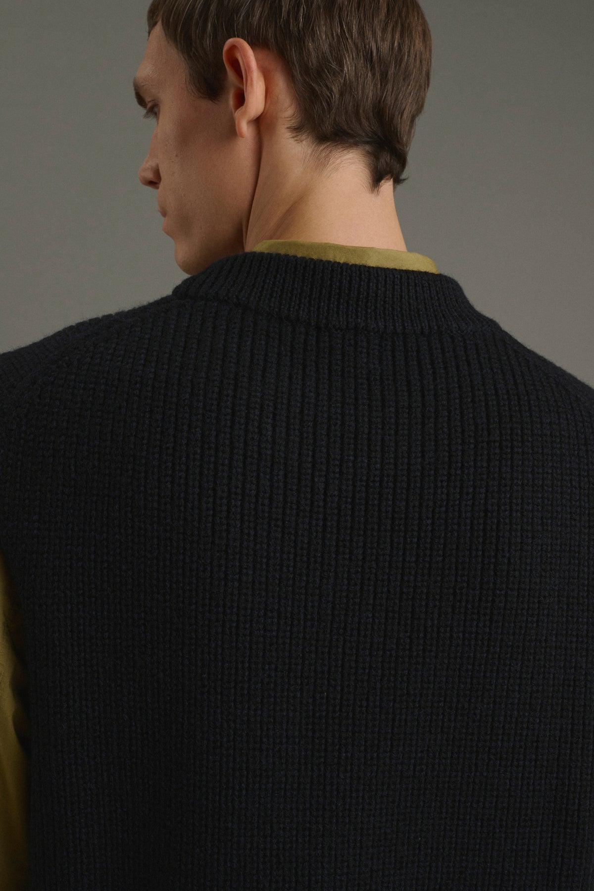 Jersey Josh - Azul marino/Negro - Lana - Hombre