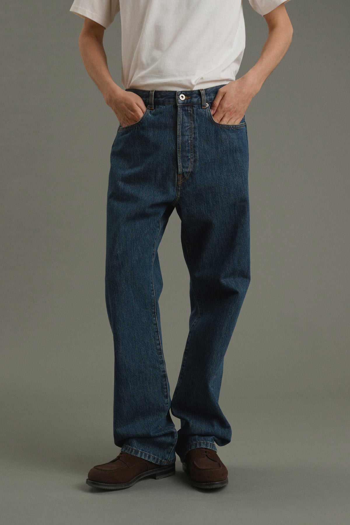 Jean Tom - Denim Azul Lavado - Algodón - Hombre vue 3