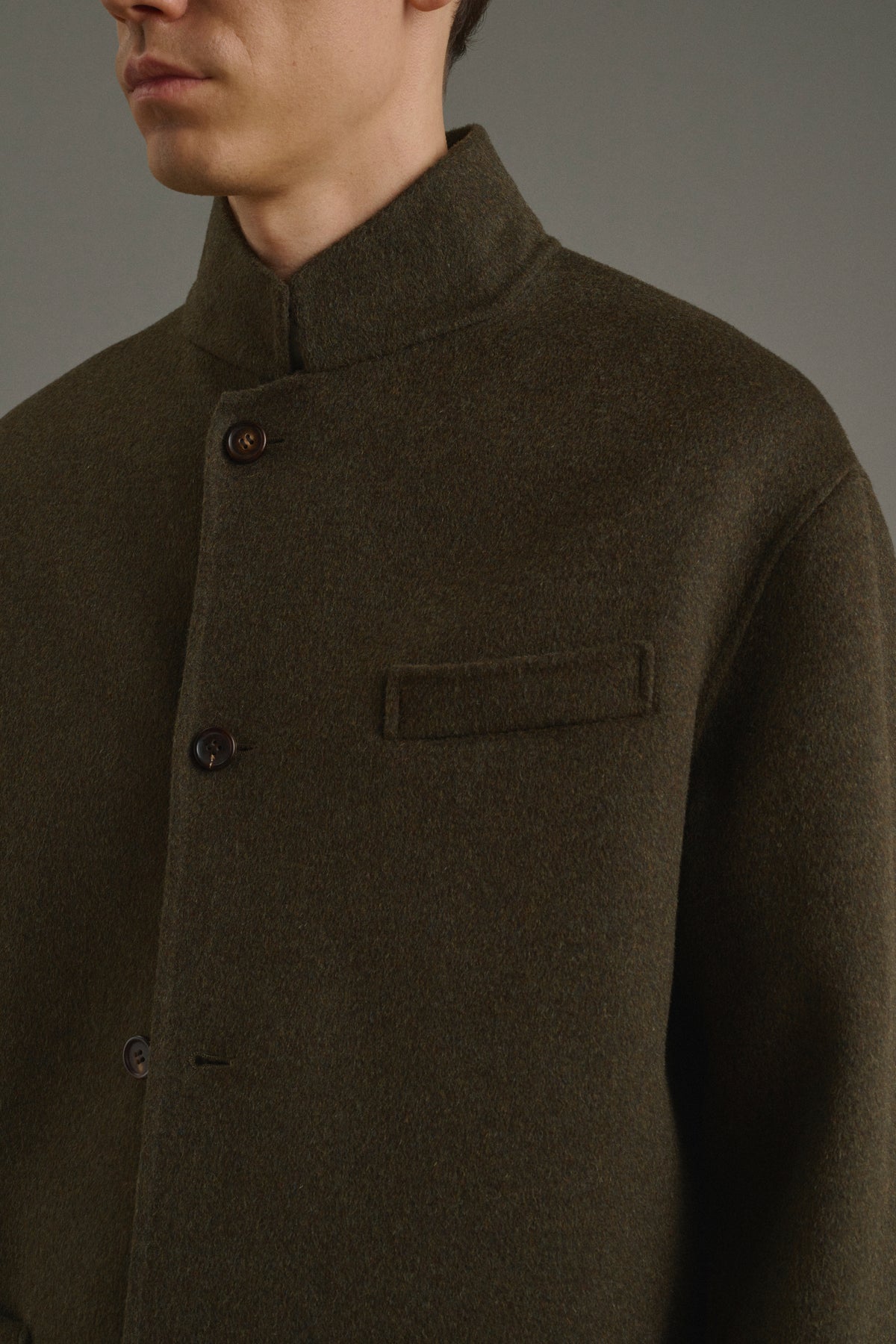 Chaqueta Eole - Caqui jaspeado - Doble faz - Hombre vue 5