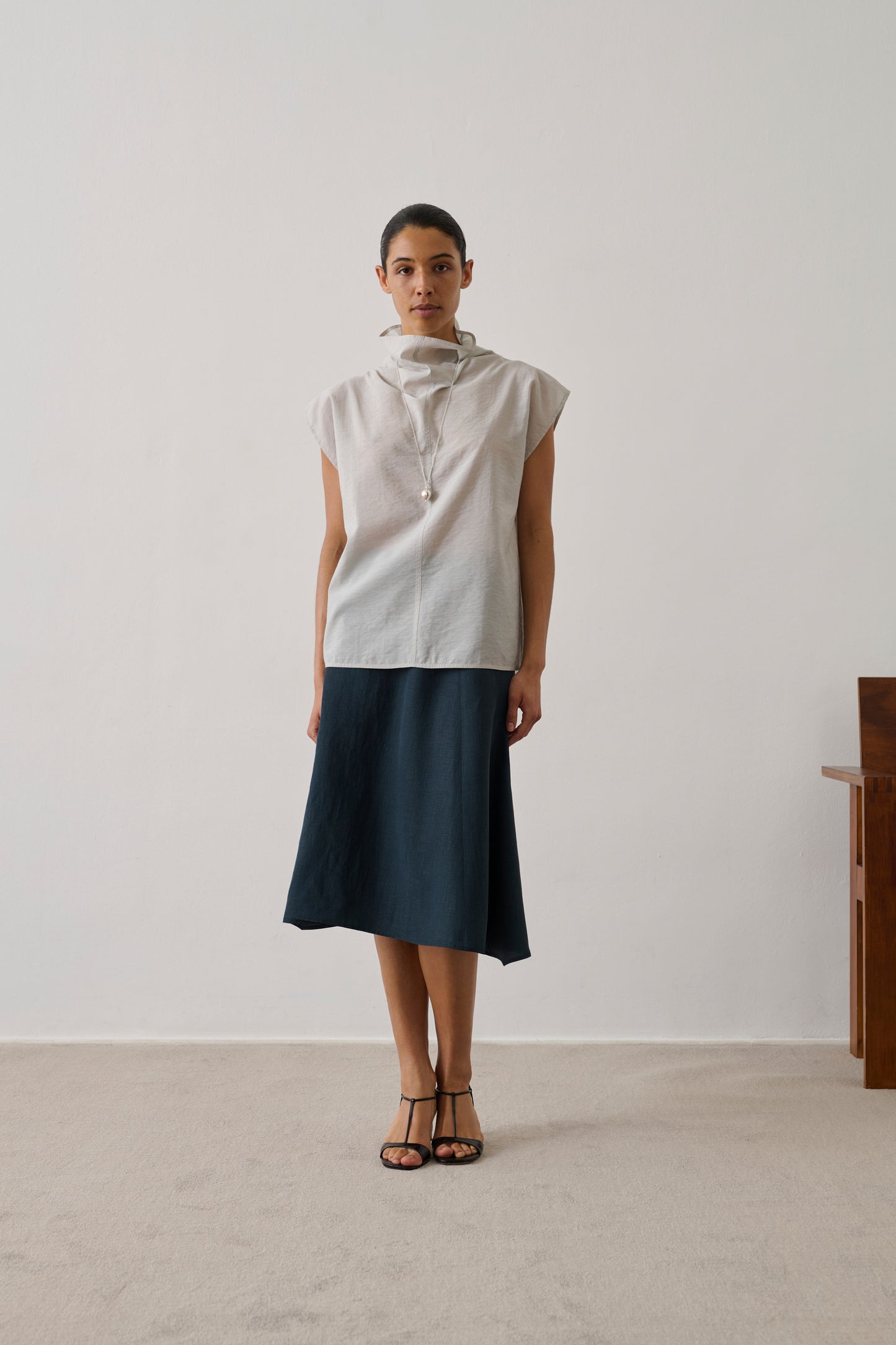 Blusa Izumi - Gris claro - Mujer