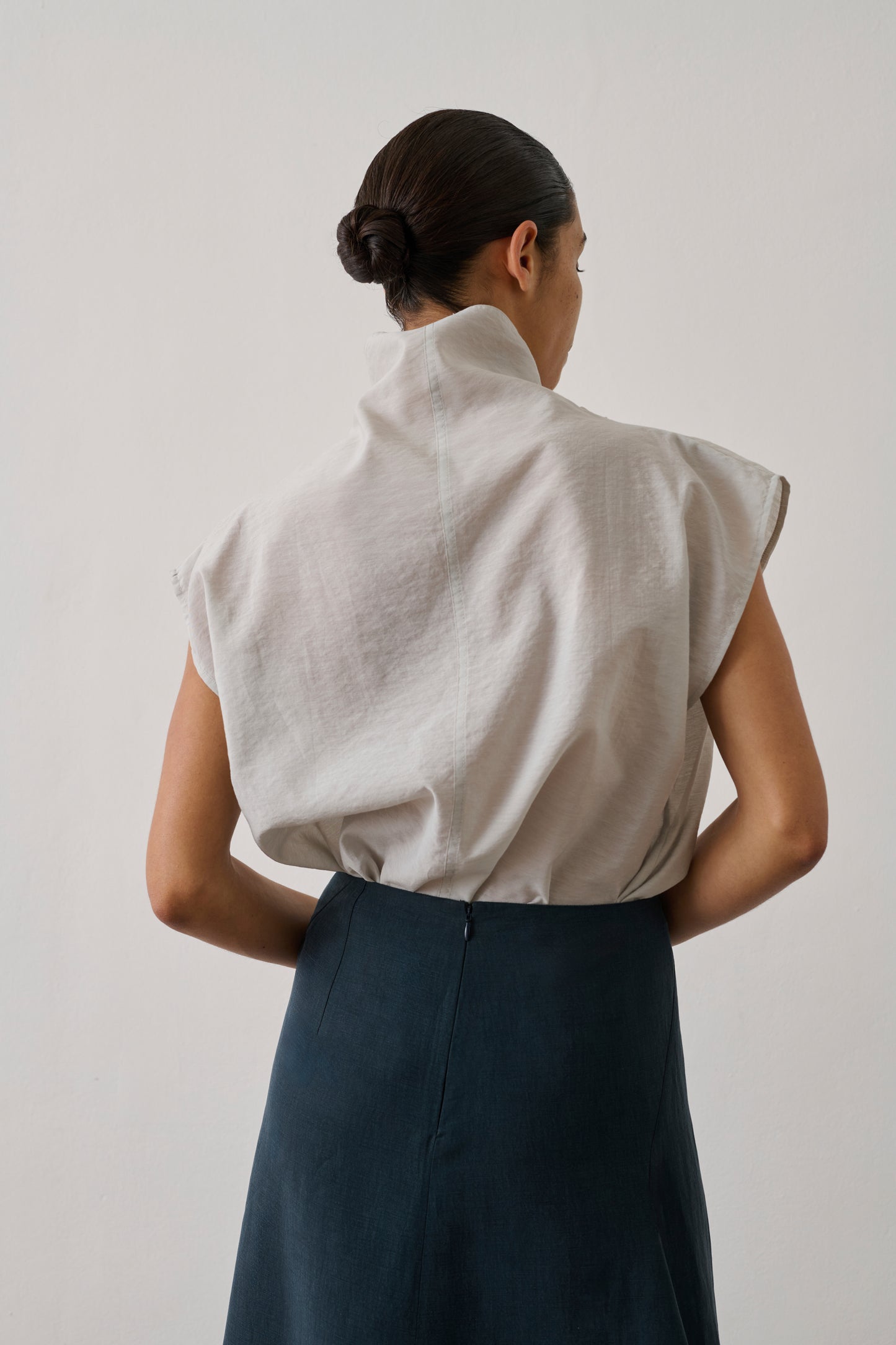 Blusa Izumi - Gris claro - Mujer