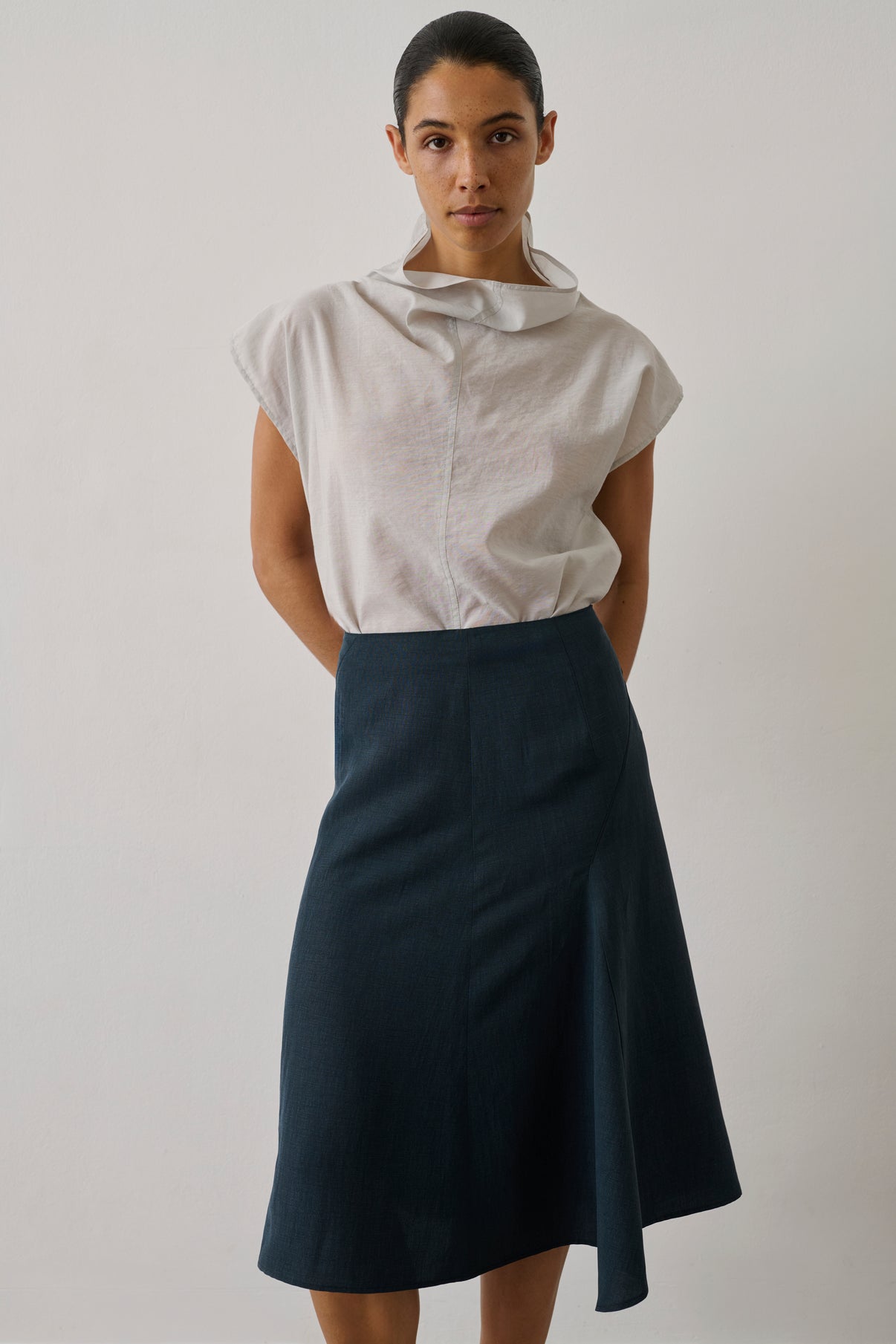Blusa Izumi - Gris claro - Mujer vue 2