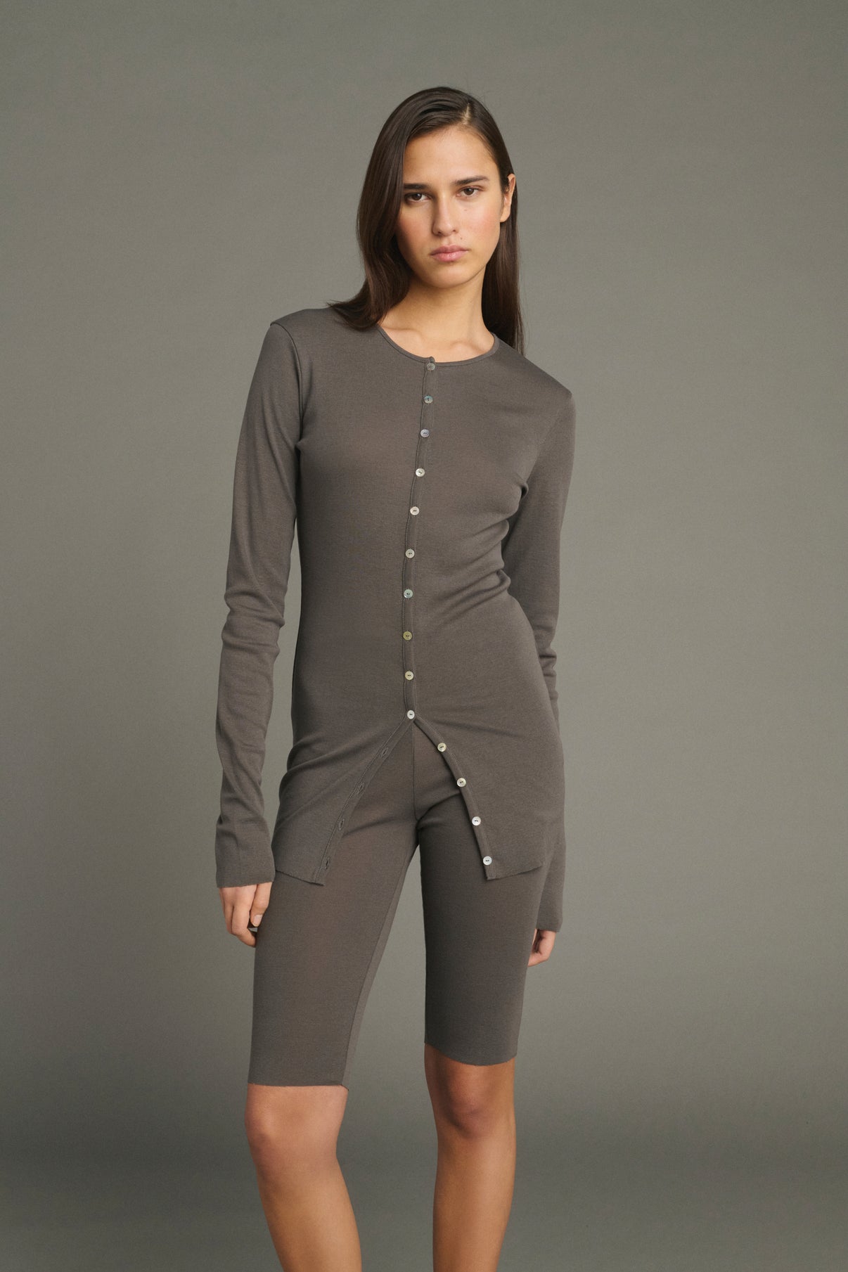 Camiseta Luisa - Incienso - Algodón - Mujer vue 1