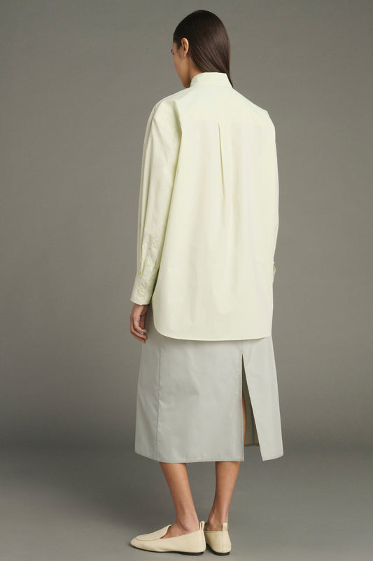 Camisa Carlotta - Verde pálido - Algodón - Mujer