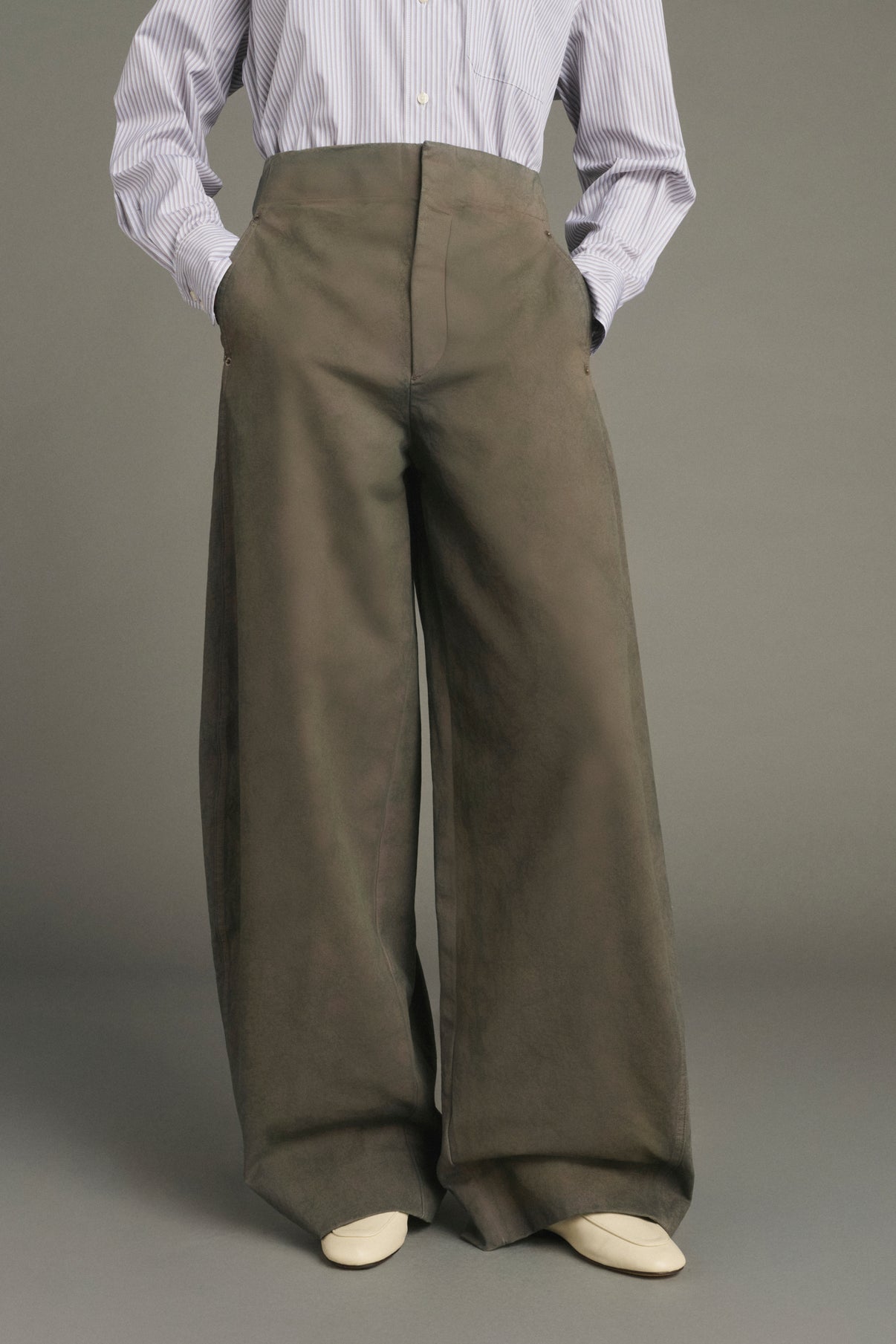 Vaqueros Luther - Incienso - Coton - Mujer vue 2