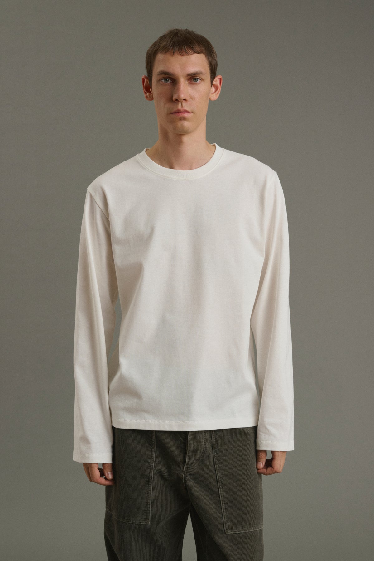 Camiseta Thomas - Crudo - Algodón - Hombre vue 3