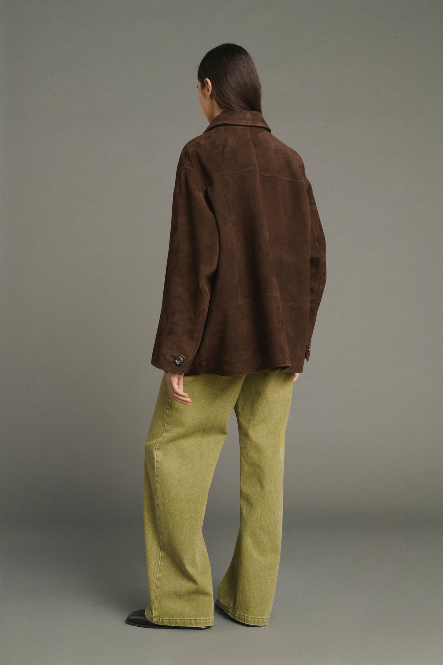 Chaqueta Vincenzo - Ébano - Cuero - Mujer