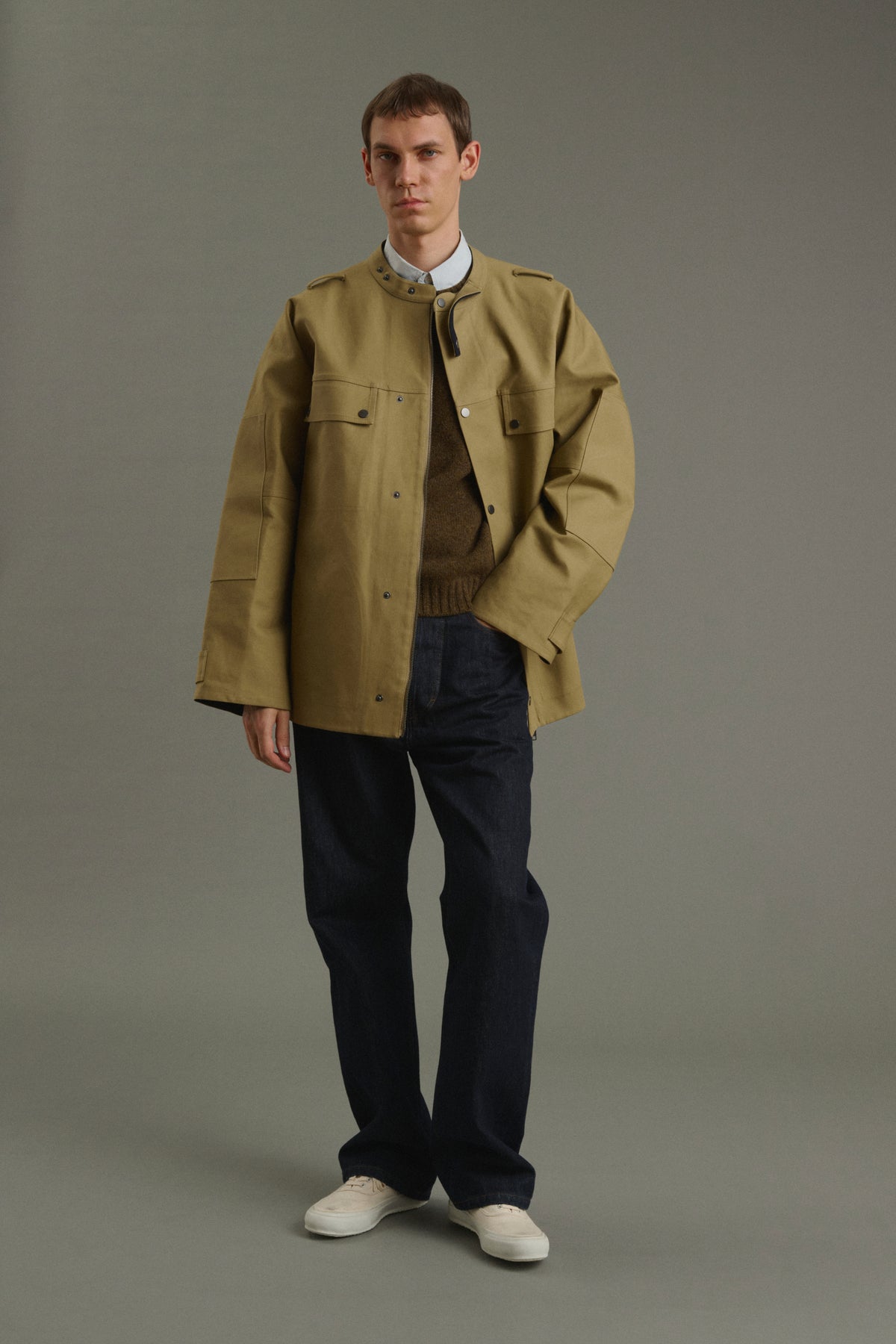 Abrigo Martin - Beige - Algodón - Hombre
