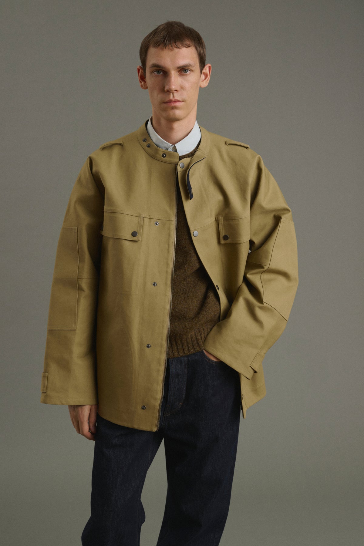Abrigo Martin - Beige - Algodón - Hombre