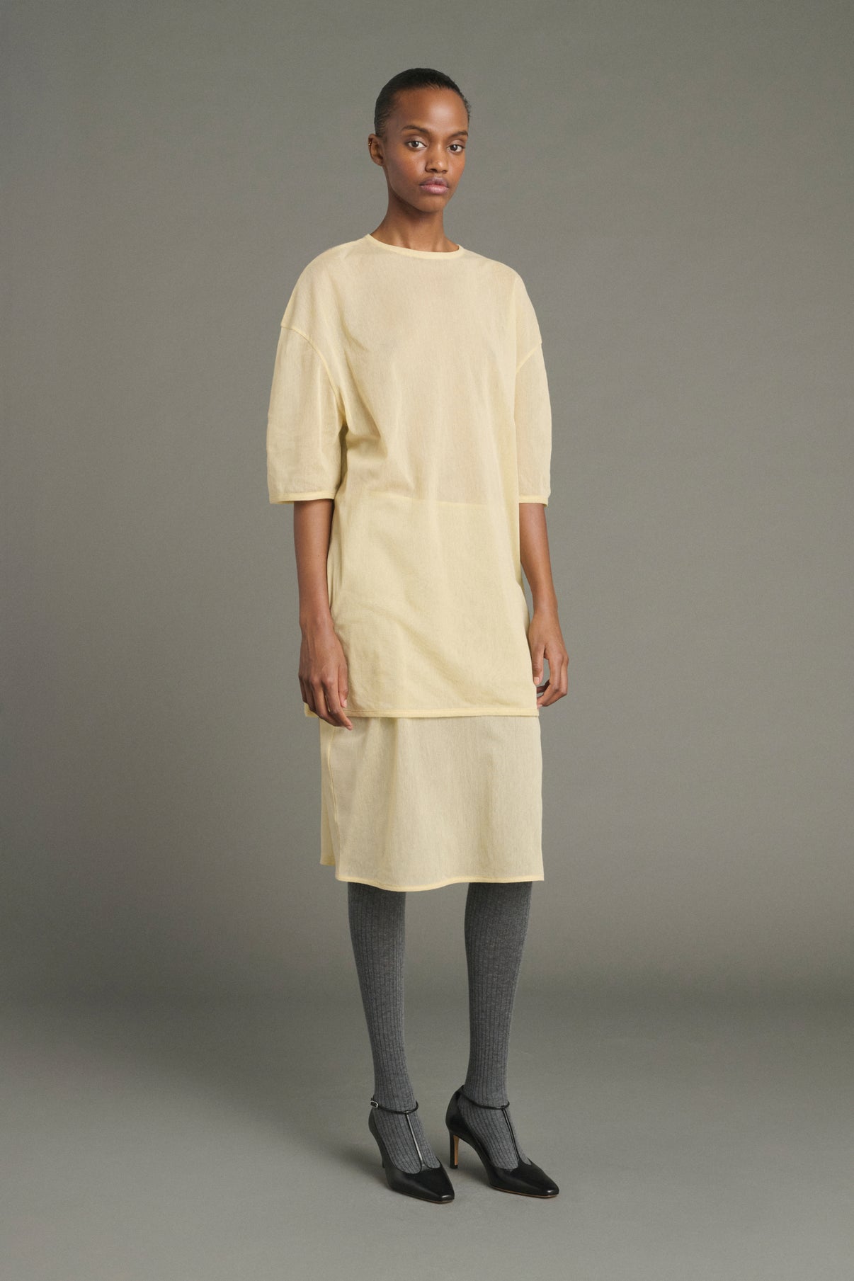 Camiseta Joly - Mantequilla - Algodón - Mujer vue 1
