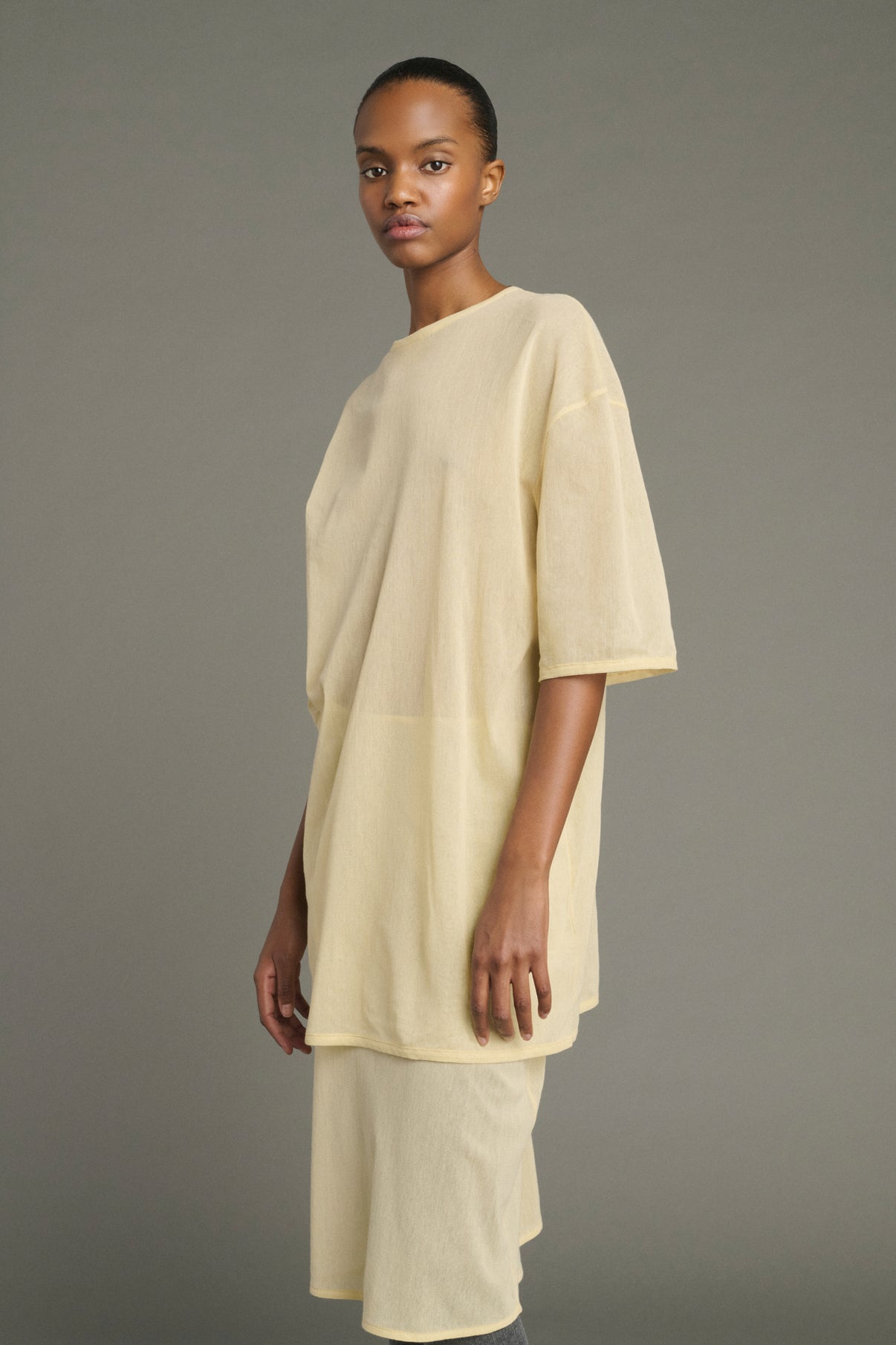 Camiseta Joly - Mantequilla - Algodón - Mujer vue 3