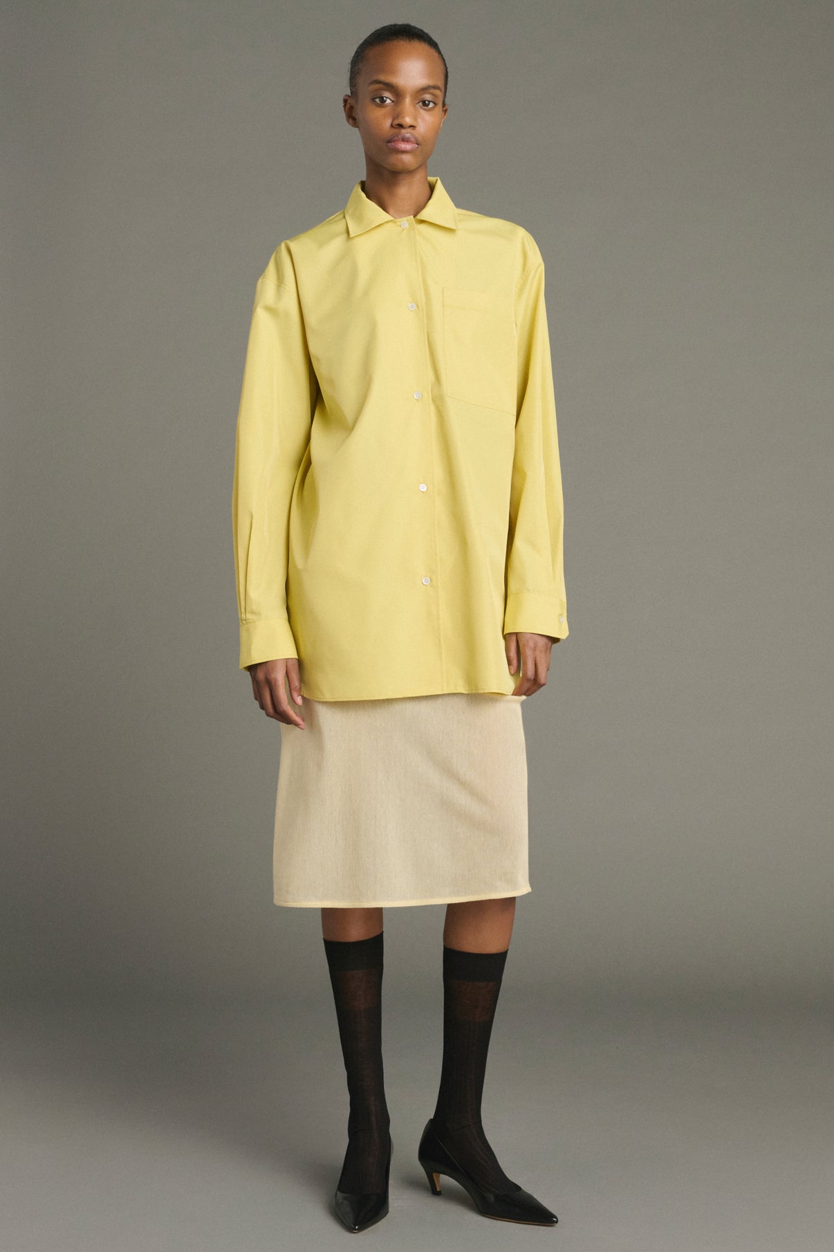 Camisa Kita - Amarillo/Beige - Mujer vue 1