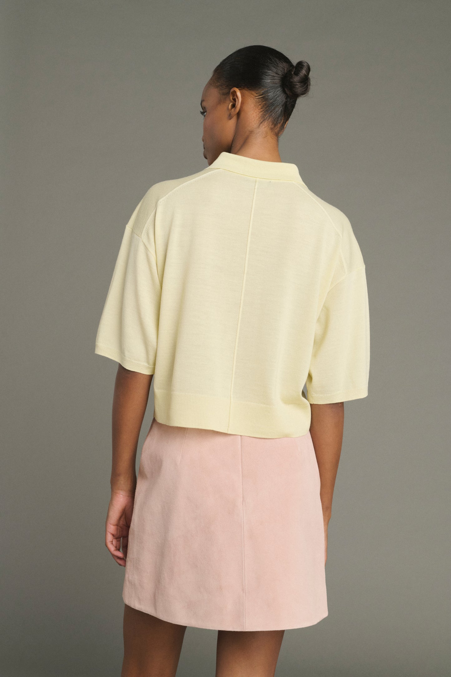 Falda Inno - Rosa Viejo - Cuero - Mujer