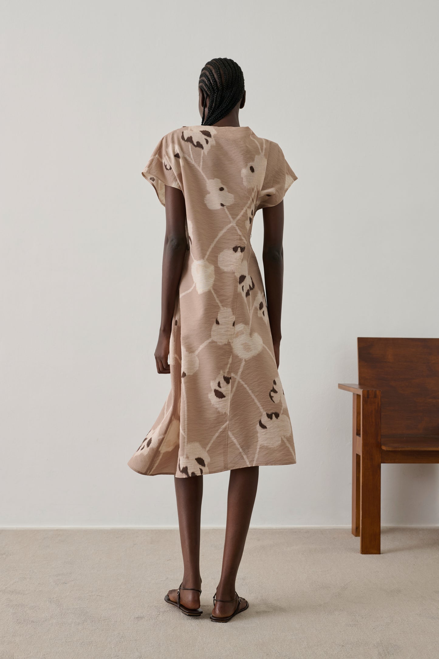 Vestido Felicie - Beige - Seda - Mujer