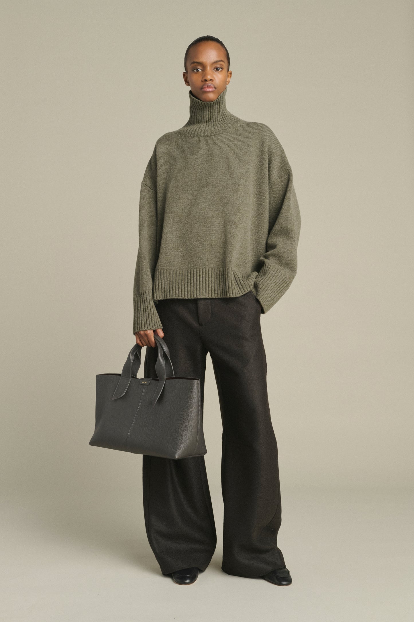 Bolso Suave - Acier Cuir Grainé Baguette - Soeur