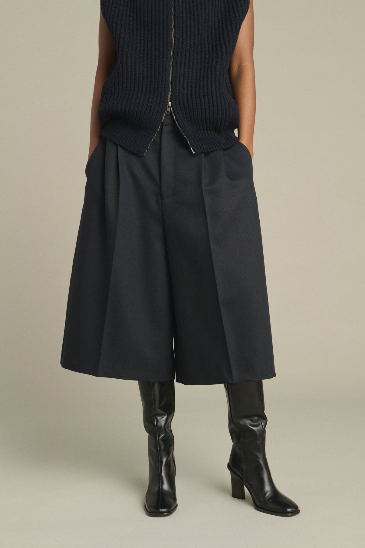 Bermuda Jude - Deep Navy - Lana - Mujer vue 2