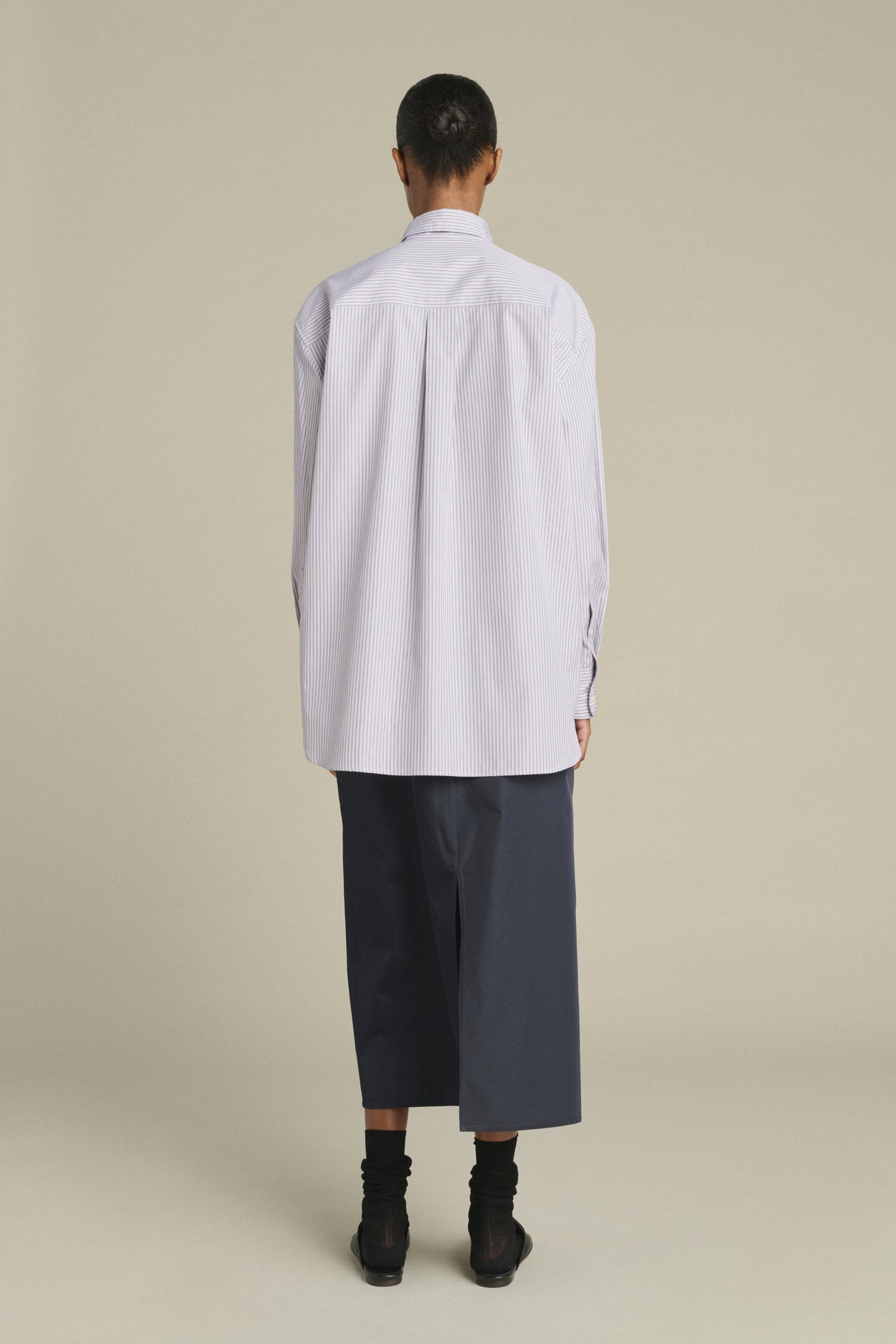 Camisa Carlotta - Azul/Beige - Algodón - Mujer