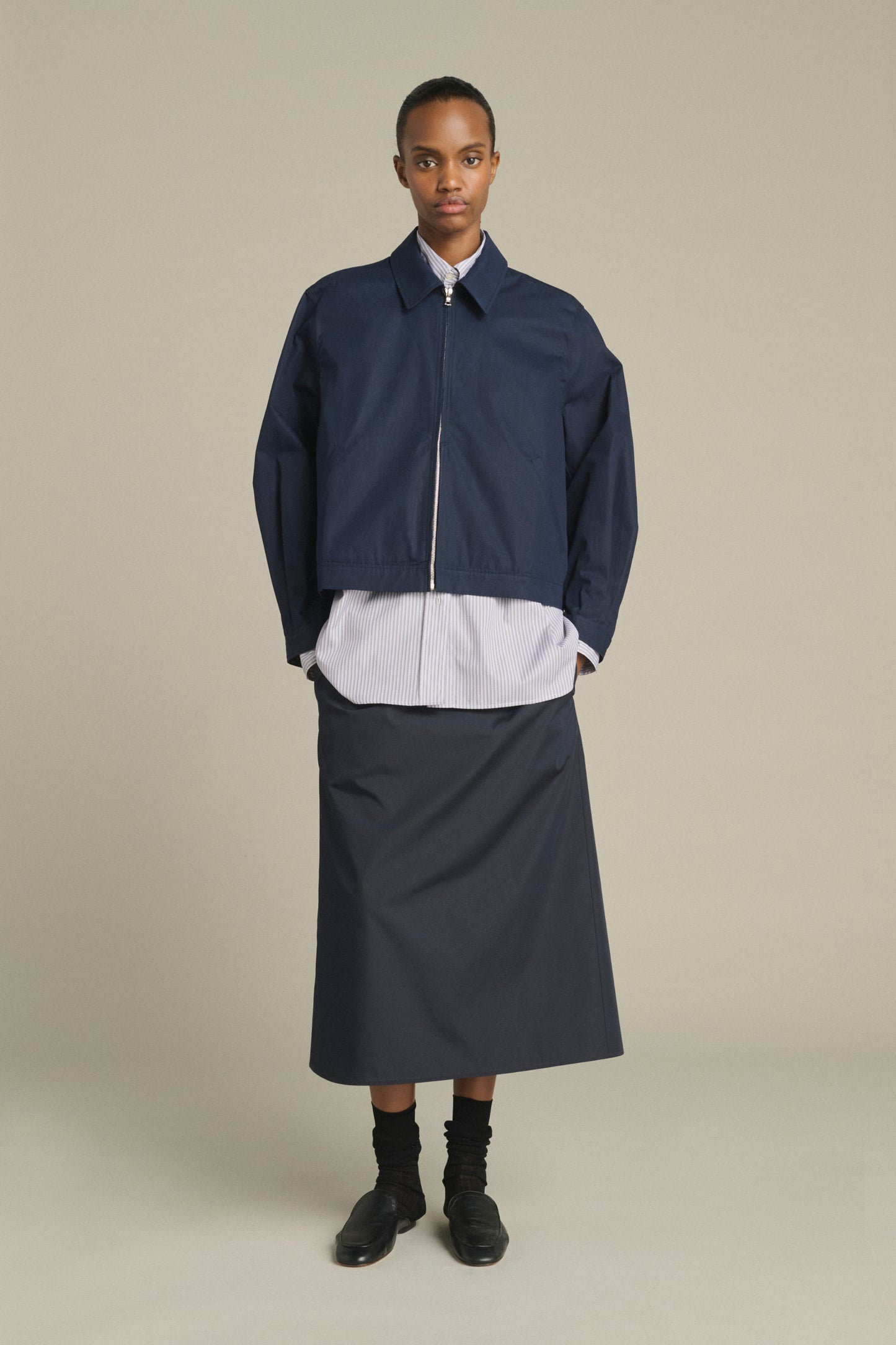 Chaqueta Jared - Navy - Algodón - Mujer