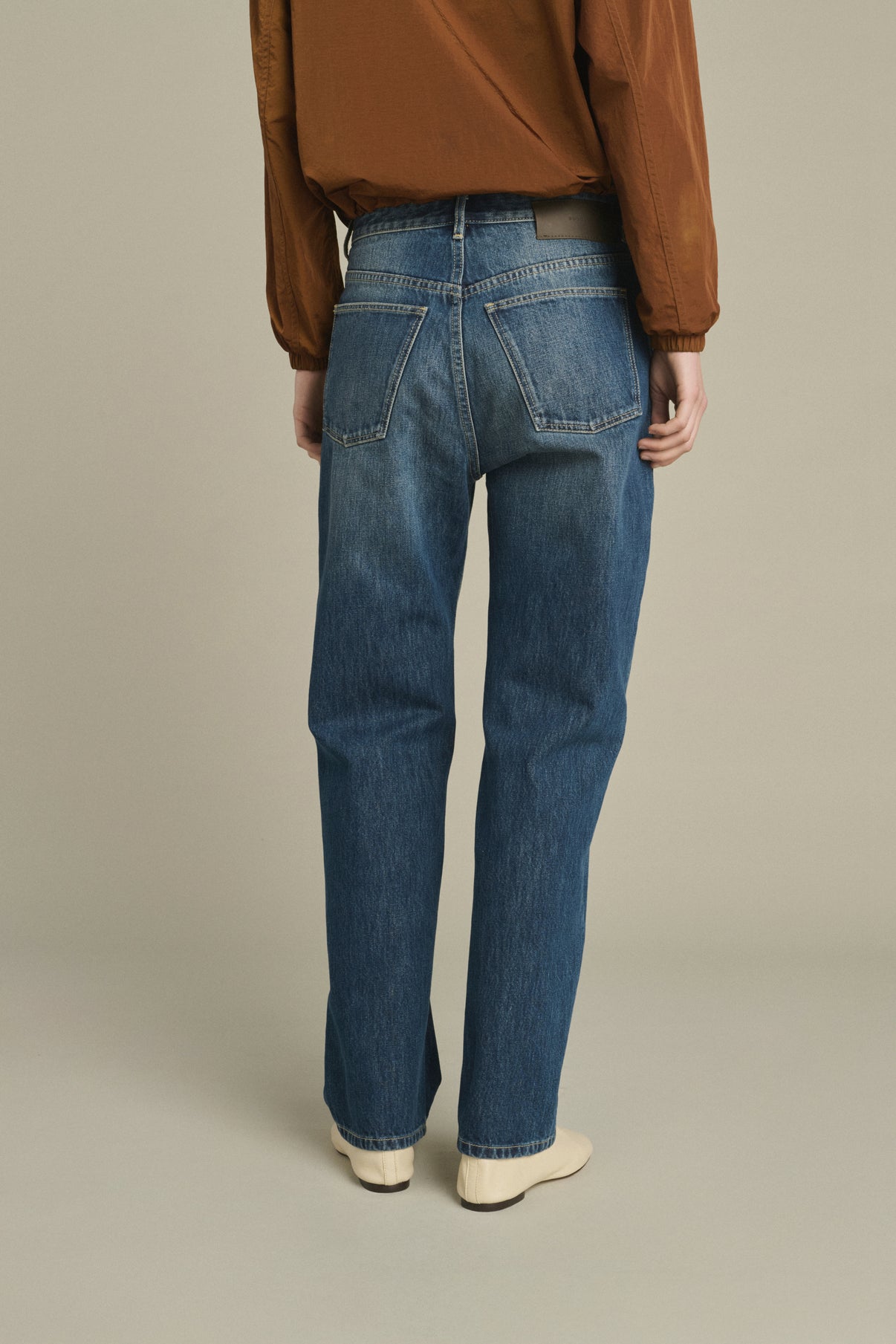 Vaqueros Lucien - Denim Azul Desteñido - Algodón - Mujer vue 4